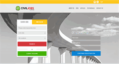 Desktop Screenshot of civiljobs.com.au